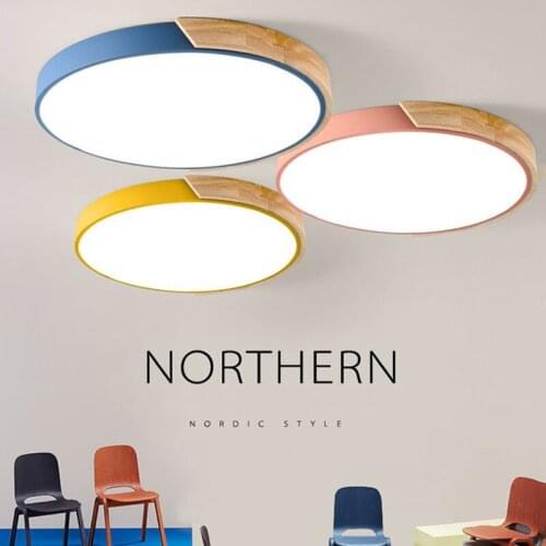 Nordic Led Chandelier Creative Living Room Bedroom Childrens Lamp Modern Ultra-thin Garden Ceiling Decoration Lights Lighting