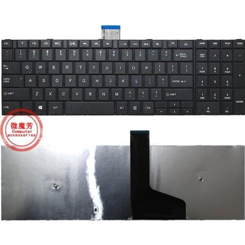 US NEW keyboard For Toshiba L50A C50D C50 A C55D S50 L50DA C55 English laptop