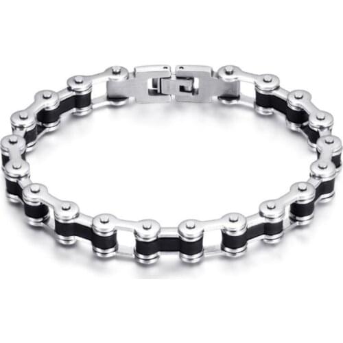 2021 New Europe Fashion Jewelry Crystal from Swarovskis Explosive accessories Simple mens stainless steel bracelet As gifts
