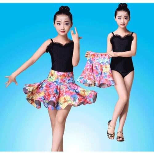 New Dance Dress Tango for Girls Latin Dance Children Modern Ballroom Vestido Salsa Tango Rumba Performance Stage Wear