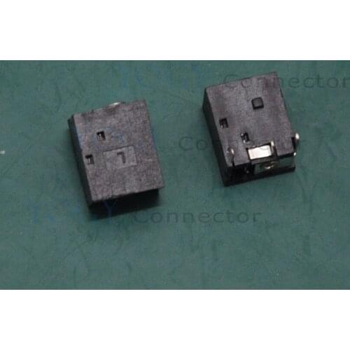20pcs 3pin DIP Power DC Jack Connector Socket, Hole dia 6mm Pin 2mm Size 11.5x9.5x7mm, Commonly used in Tablet