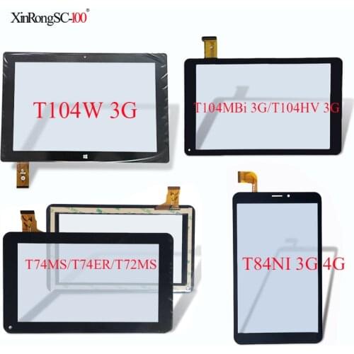 For Oysters T104W 3G/T74MS/T74ER/T72MS/T84NI 3G 4G/T104MBi 3G/T72MS 3G/T104HVi Tablet Touch screen digitizer panel glass