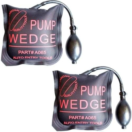 High quality 2pcs Car Diagnostic repair tools KLOM PUMP WEDGE air wedge Medium Size 5.9inch*5.9 inch for Audi VW
