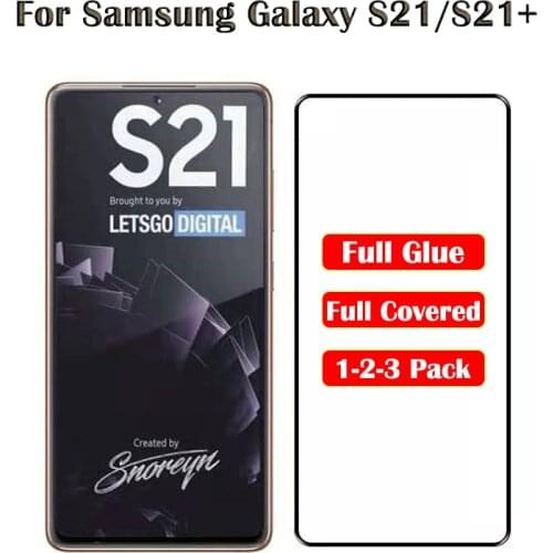 Protective Glass On The For Samsung Galaxy S21+ S 21 Plus 5G Tempered Glas Mobile Phone Case For Samsun S21Plus Screen Protector
