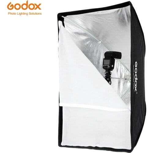 Godox 50 x 70CM 19.7in x 27.6in Rectangular Umbrella Softbox Brolly Reflector for Strobe Studio Flash Speedlight Photography