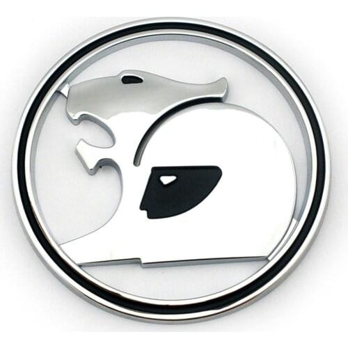 1PC Diameter 69MM Black Chrome Red For Holden HSV Car Lion Round Emblem Badge Sticker Decal