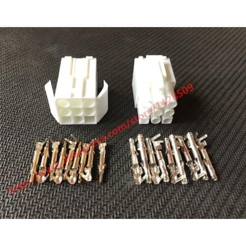 5 Sets Female And Male Small Tamiya Connector Kits Mini Tamiya EL 4.5MM Socket Plug With 9 Way 9 Pin