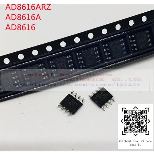 [10pcs]100%New original: AD8616 AD8616A AD8616ARZ AD8616ARZ-REEL AD8616ARZ-REEL7 - IC OPAMP GP 2 CIRCUIT 8SOIC