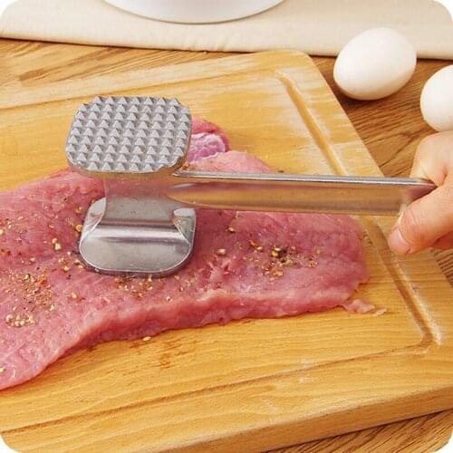 "Aluminium Metal Hammer Meat Mallet Tenderizer Steak Beef Pork Chicken Hammer Kitchen Tool Meat & Poultry Tools Type Material"