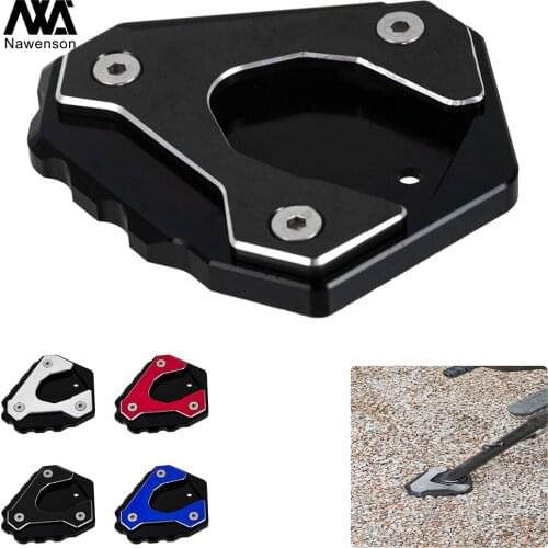 Aluminum Side Stand Enlarger Pad Footprint Extension Plate Motorcycle Accessories For BMW G310R 2016-2018 2017