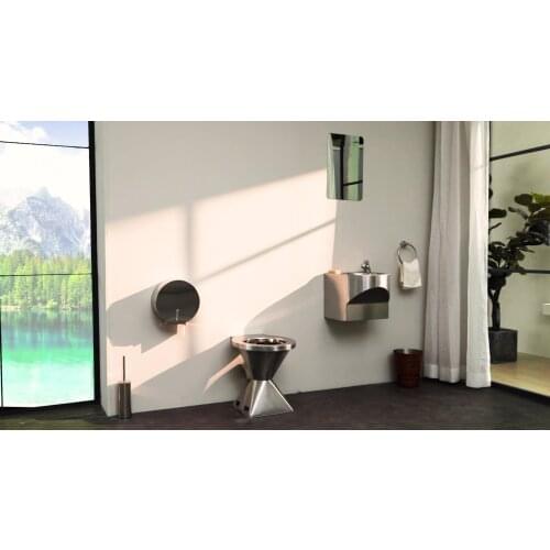 Stainless steel wash-down vandal resistant portable toilet one piece tolet stainless toilet manufacture