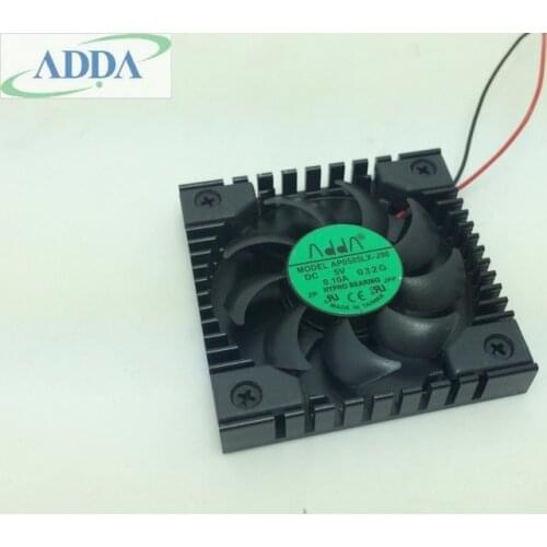 AP0505LX-J90 FOR ADDA DC5V 0.1A 5cm 5008 50x50x8mm Ultra-thin industrial Fan Graphics Card Bridge fan with Heat sink Cooler