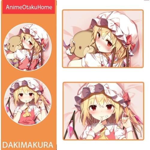 Anime Touhou Project Flandre Scarlet Kochiya Sanae Throw Pillow Cover Hugging Pillowcase Otaku Bedding Dakimakura Pillow Case