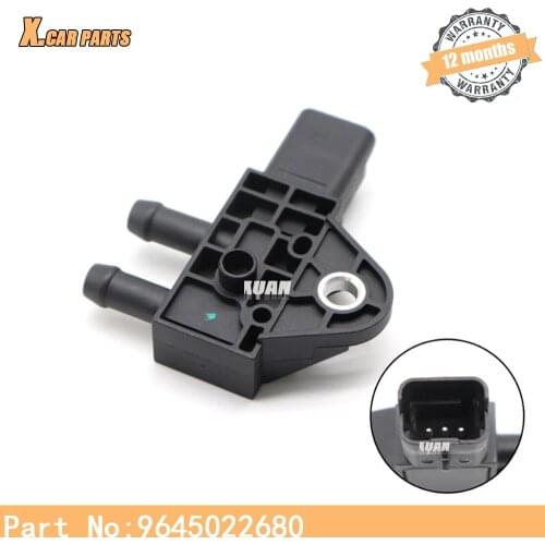 EGR DPF EXHAUST DIFFERENTIAL PRESSURE SENSOR 9645022680 FOR PEUGEOT 1007 206 207 208 307 308 407 508 607 CC EXPERT PARTNER