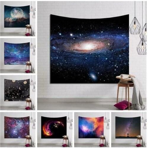 Galaxy Hanging Wall Tapestry Hippie Retro Home Decor Yoga Beach Mat 150x130cm/15
