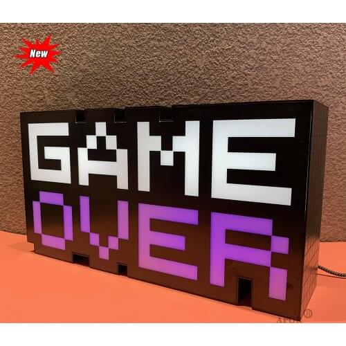 Hotsale Neon Light Voice Control Game Icon Night Light Acrylic Atmosphere Dimmable Bar Decoration Valentines Day Gift