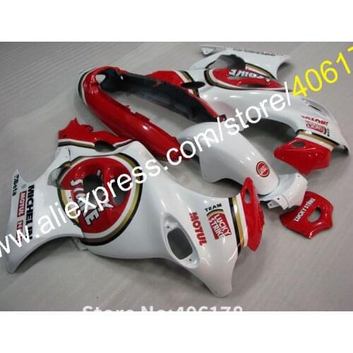 GSXF750 600f Motofairing Kit For Suzuki KATANA GSXF 750 2005 2006 Red White Aftermarket Motorcycle Fairings