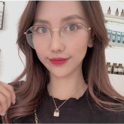 Square Clear Glasses Women Oversized Eyewear Spectacle Frames Transparent Oculos Eyeglasses Fake Glasses Korean Fashion 2021 New