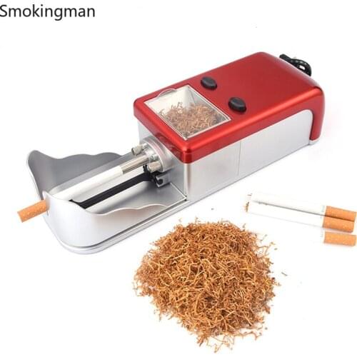 Cigarette Rolling Machine 8mm Inject Tube Gift for Men Electric Automatic Tobacco Maker Weed Roller Smoking Accessories