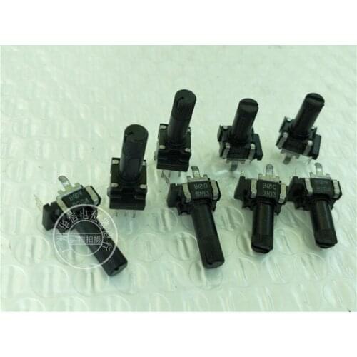 Original new 100% 09 Type vertical single potentiometer B10K B200K stem length 13MM 18MM B-1 (SWITCH)
