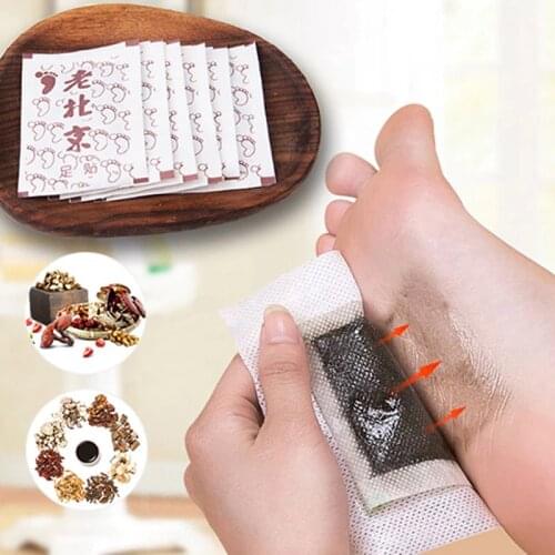 10pcs Slimming Foot Patches Detox Foot Patch with Sticky Cloth Remove Toxin Foot Help Sleep Skin Care Pad