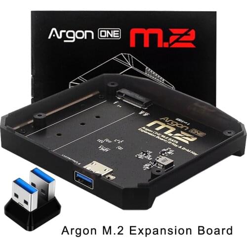 Raspberry Pi 4 Argon ONE M.2 Expansion Board USB 3.0 to M.2 SATA M.2 SSD Adapter Base for Argon ONE V2/M.2/Nanosound Case