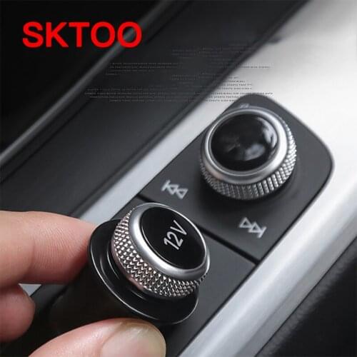 SKTOO For Audi series For VW series For Skoda series For BMW series For Benz series Cigarette Lighter cover 12V power plug