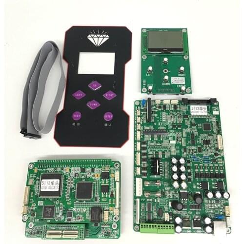 Senyang board kit for DX5/DX7/5113/xp600/4720 single head board printer carriage main board 6 buttons key board