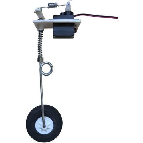 1PCS 2.5MM Wire Landing Gear Aircraft Front Wheel Shock Absorber Landing Gear Universal Landing Gear For Electric RC Aircraft