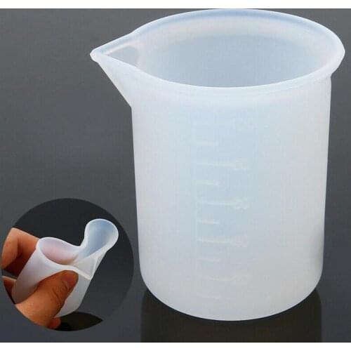 Silicone Measuring Cups Silicone Cups Non Stick Mixing Cups DIY Glue Tools Cup For Handmade Craft