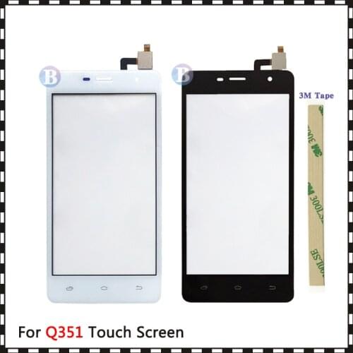 High Quality 5.0" For Micromax Q351 Touch Screen Digitizer Sensor Outer Glass Lens Panel
