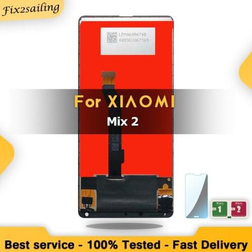 100% Tested For Xiaomi Mi MIX 2 LCD Monitor Touch Screen Digitizer Assembly Replacement 5.99" Inch New Super Quality