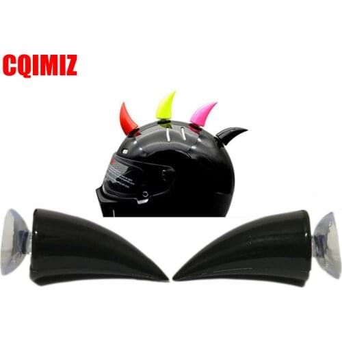 2 Pcs Motorcycle Helmet Horn Motocross Off Road Capacete Decoration Biker Bike Snowboard Ski Helmet Horn