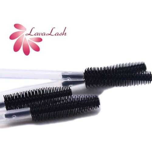 200 PCS Disposable Makeup Silicone Eyelash Brush Eyelash Extension Beauty Shop Grafting Brush Korea Tools Lash Glue Wholesale