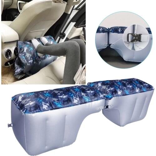 2021 Car Inflatable Air Mattress Buckle Design Comfortable Stable Support Foldable Mattress Bed Travel Auto Interior Accessories