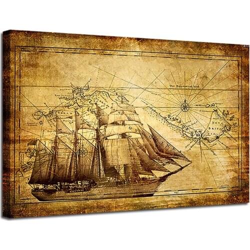 5D Diy Diamond Painting Vintage Sailboat Diamond Embroidery Sales Cross Stitch Needlework Mosaic Full Square Round Drill ZP-3083