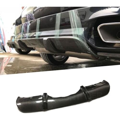 Car Rear Bumper Diffuser Lip Spolier Side Splitters For BMW X5 F15 M Sport 2014-2018 Carbon Fiber Spoiler Diffuser