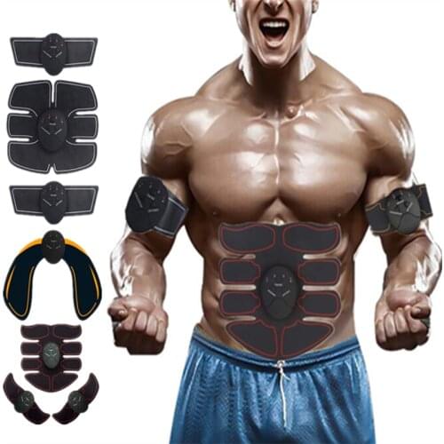 EMS Wireless Muscle Stimulator Trainer Electric Weight Loss Stickers Body Smart Fitness Abdominal Training Arm Leg Belt Unisex