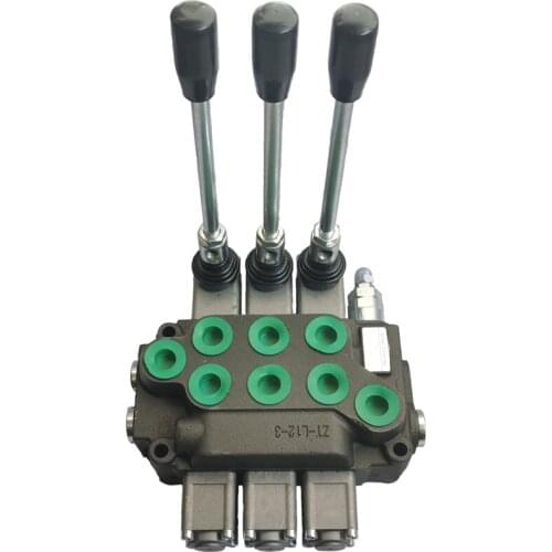 Hydraulic multi-way valve zd102 manual reversing valve ZT12 bridge valve distributor two-way oil circuit switch hydraulic valve