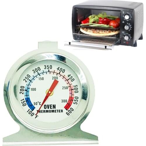 Hot Stainless Steel Oven Cooker Thermometer Temperature Gauge Mini Thermometer Grill Temperature Gauge for Home Kitchen Food