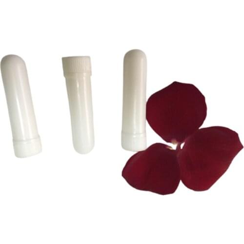 10Pcs Inhaler Stick Essential Oil Aromatherapy White Nasal Inhaler Tubes Empty Blank Nasal Inhalers For Essential Oils