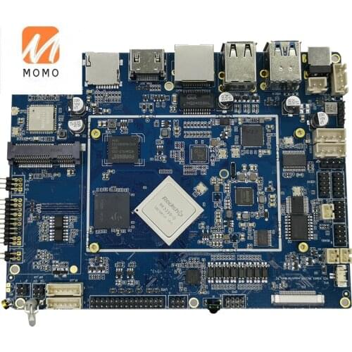 K9max Ethernet wifi DDR4 POE rk3399 Android 7.1 embedded linux board edp lvds controller Android development board