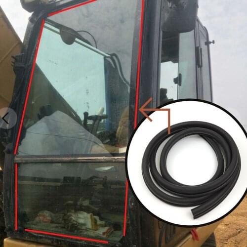 The Front Glass Adhesive Strip of Excavator Cab is Suitable for Caterpillar E300/320/325/330B/C/D