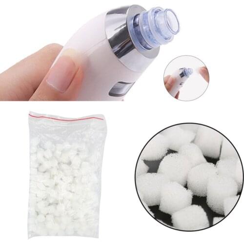 Original 150pcs/lot replacement filter cotton sponge brand new filter cotton pads for vacuum blackhead removal device accesories