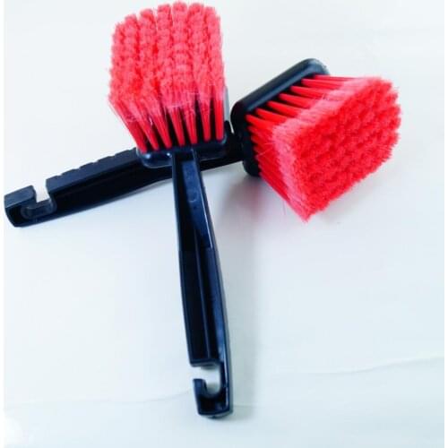 Useful Wash Brush Long Handle Carpet Cleaning Plastic Tire Cleaning Brush Comfortable Hand Feeling for Car Beauty Products
