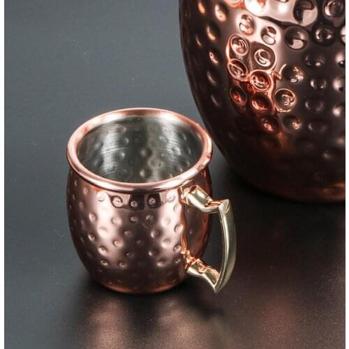 Hot 60ml Moscow Mule Mug Stainless Steel Beer Wine Water Milk Coffee Cup Drinkware