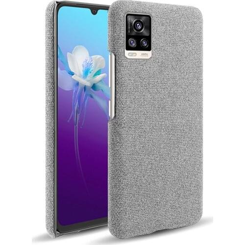 Cloth Phone Cases For Vivo V20 Case Slim Retro Cloth Hard Phone Cover For Vivo V20 V 20 Pro Case Vivo V20Pro V 20 SE 2020 Fundas