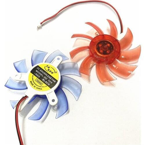 New Super Silent 75mm fan DC12V 42x42x42mm Hole Pitch diameter 75x15MM Fan For 9800GT 9600GT Graphics Card fan blade