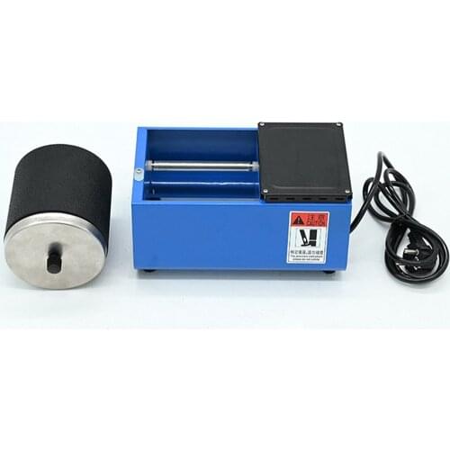 Rotary Tumbler Machine Single Barrel Beads Glass Polishing Buffing Tools