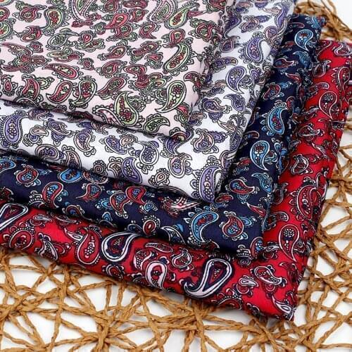 Xugar Printed Fabric For Dress 45*150CM Cloth Fabrics DIY Craft Patchwork Qulilting Children Home Textile Sewing Accessories